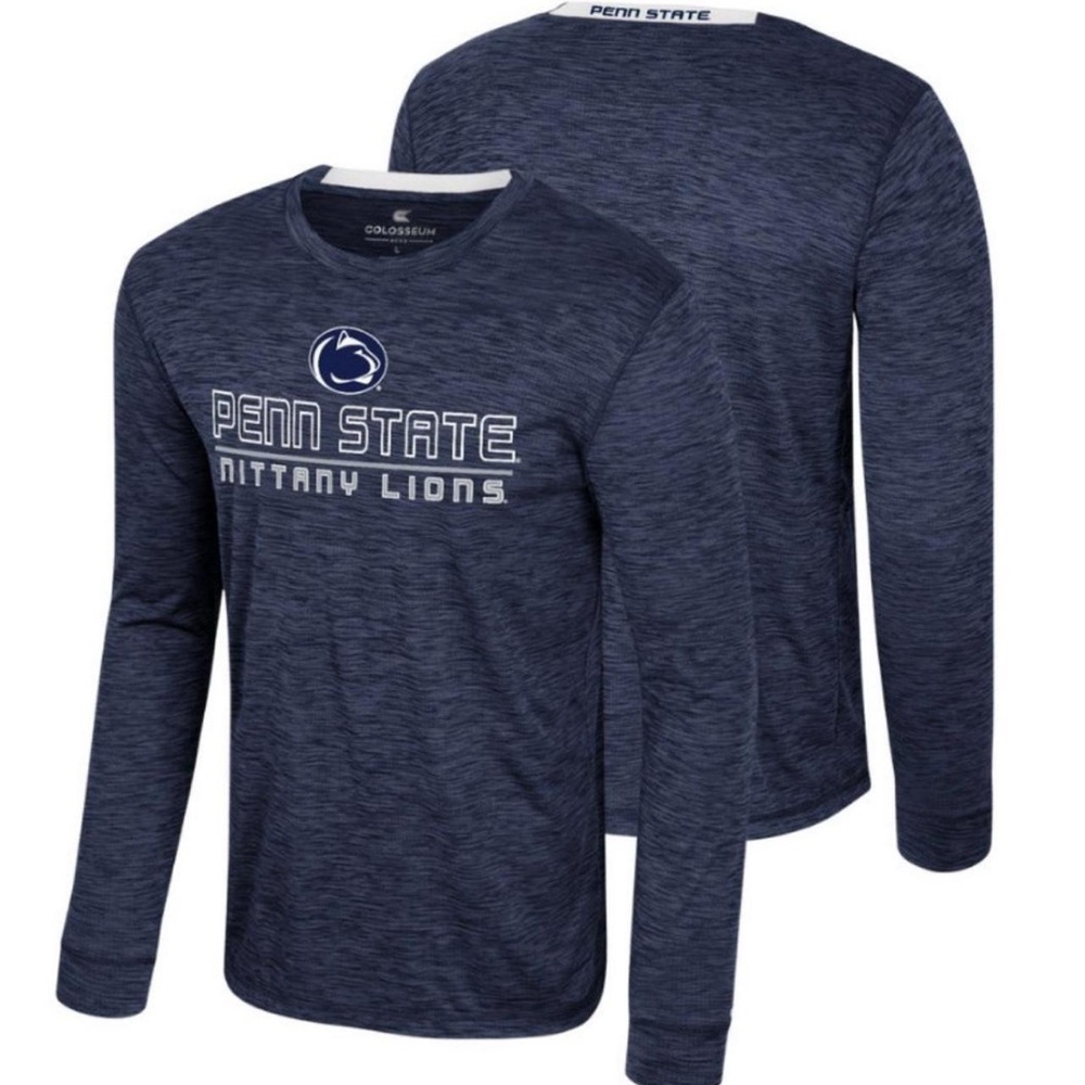 Colosseum Navy Penn State Long Sleeve Tee